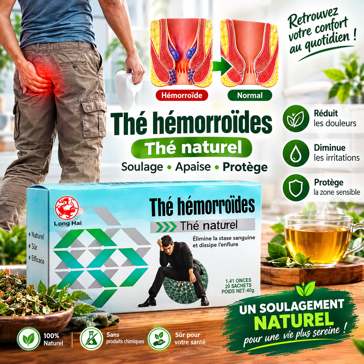 La Tisane Naturelle qui Apaise vos Hémorroïdes dès les Premiers Jours"