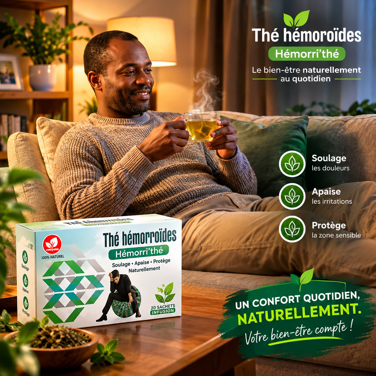 La Tisane Naturelle qui Apaise vos Hémorroïdes dès les Premiers Jours"